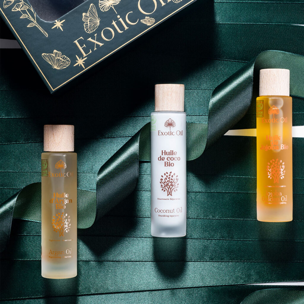 Coffret Cadeau Édition Signature – 3 Huiles Précieuses Bio