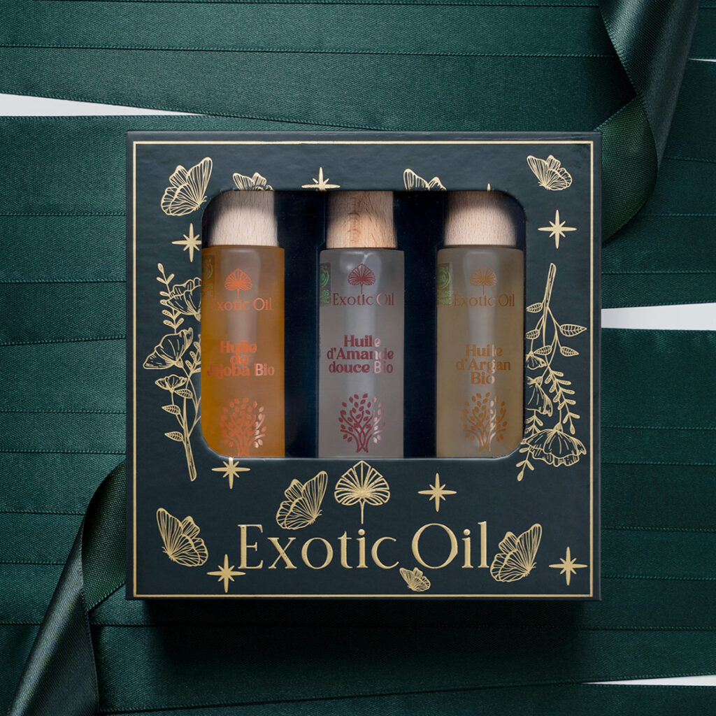 Exotic Rituals – Coffret Cadeau Édition Douceur – 3 Huiles Bio