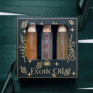 Exotic Rituals – Coffret Cadeau Édition Douceur – 3 Huiles Bio