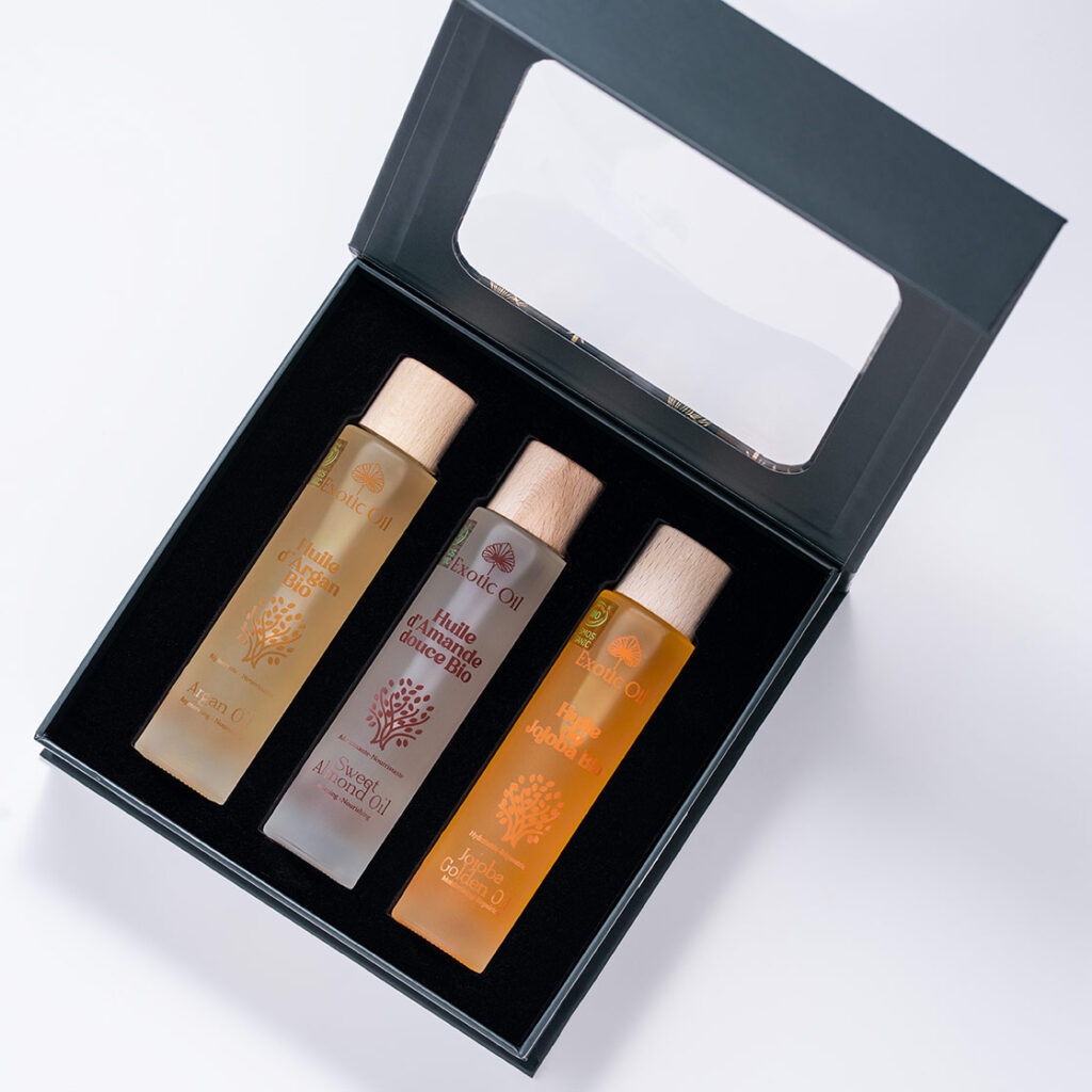 Exotic Rituals – Coffret Cadeau Édition Douceur – 3 Huiles Bio