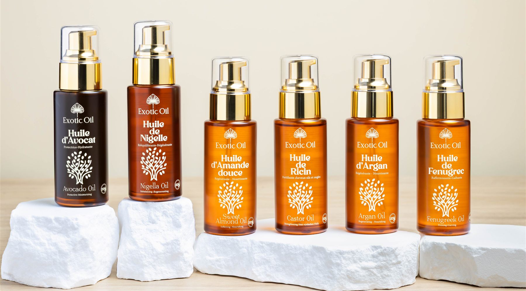 Média — Huiles 100% naturelles