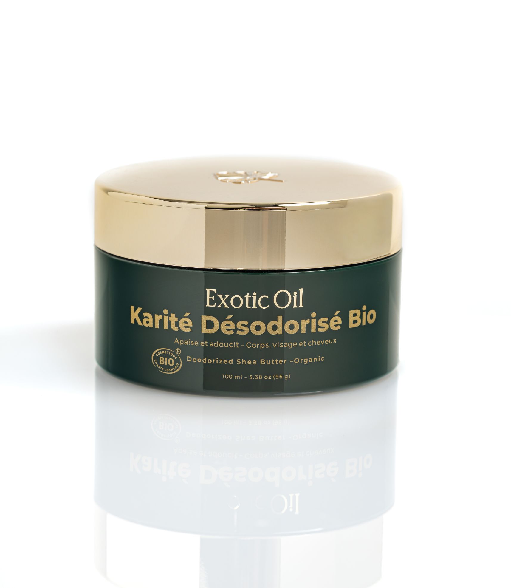 Beurre de Karité Désodorisé Bio Exotic Oil 100 ml – soin corps et cheveux